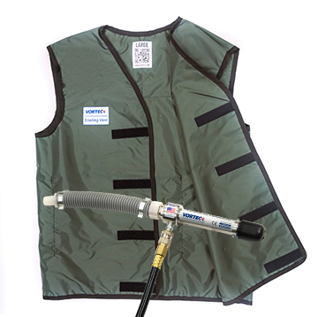 Vortex Cooling Vest, Cooling Vest with Cooling Tube