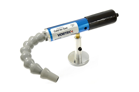 Adjustable Cold Air Gun Systems with Frost-free Nozzle
