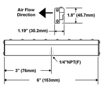 Model #: 921-6  6" (152mm) Curtain Transvector